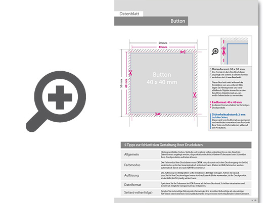 Product Bild hochwertiger_ansteckbutton_4_x_4_cm__4_0_farbig_einseitig_bedruckt