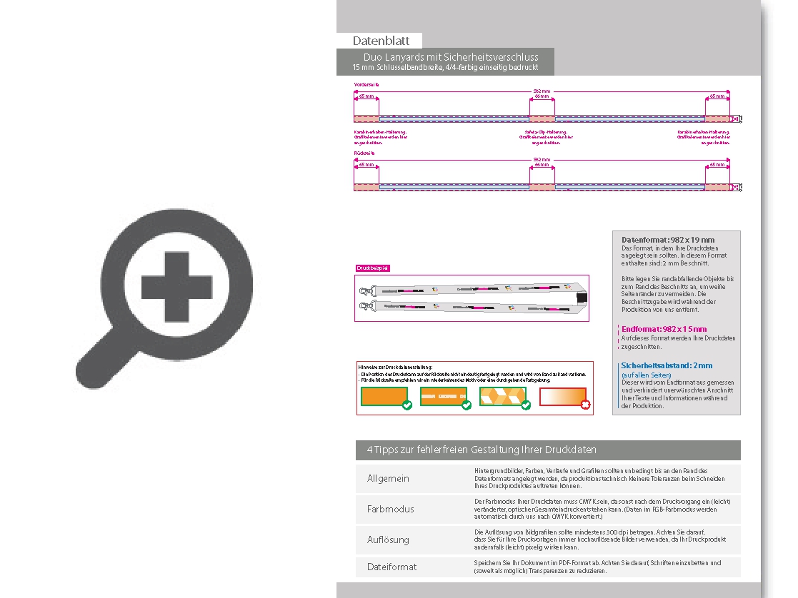 Product Bild duo-lanyards_mit_sicherheitsverschluss__15_mm_schl__sselbandbreite__4_4-farbig_beidseitig_bedruckt