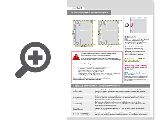 Product Bild veranstaltungsplakat_auf_hohlkammerplatte_in_bierkrug-form_konturgefr__st___beidseitig_4_4-farbig_bedruckt