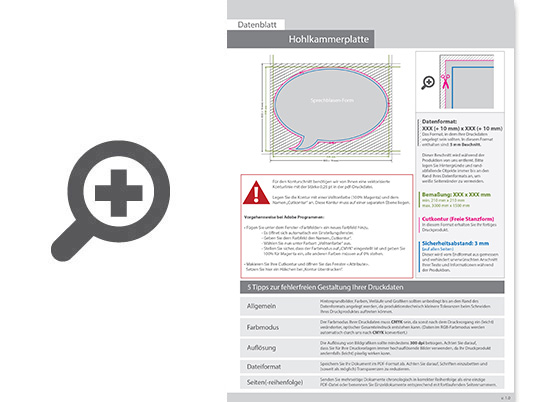 Product Bild wahlplakat_auf_hohlkammerplatte_in_sprechblase-form_konturgefr__st___einseitig_4_0-farbig_bedruckt